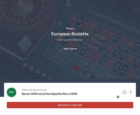 gioco della roulette senza soldi.